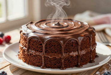Bolo de Chocolate Fofinho com Cobertura Cremosa: A Receita Perfeita para Celebrar