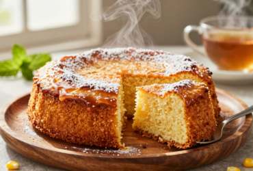 Bolo de Fubá Cremoso Sem Farinha de Trigo: Receita Fácil e Sem Glúten para o Café da Tarde