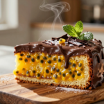 Bolo de Maracujá com Chocolate Cremoso: Uma Explosão de Sabores que Derrete na Boca