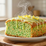 Bolo Verde de Limão Fofinho com Calda Cítrica