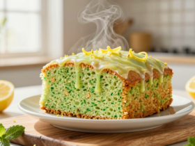 Bolo Verde de Limão Fofinho com Calda Cítrica 18 Bolo Verde de Limão Fofinho com Calda Cítrica