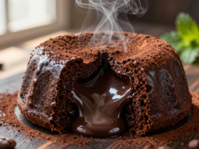 Bolo Vulcão de Chocolate com Lava Cremosa Irresistível