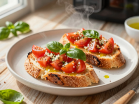 Bruschetta Simples na Airfryer: Crocante, Rápida e Deliciosa 18 Bruschetta Simples na Airfryer: Crocante, Rápida e Deliciosa