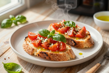 Bruschetta Simples na Airfryer: Crocante, Rápida e Deliciosa