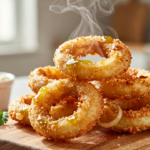 Cebola Empanada na Airfryer: Anéis Crocantes e Saudáveis