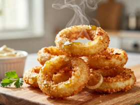 Cebola Empanada na Airfryer: Anéis Crocantes e Saudáveis 21 Cebola Empanada na Airfryer: Anéis Crocantes e Saudáveis