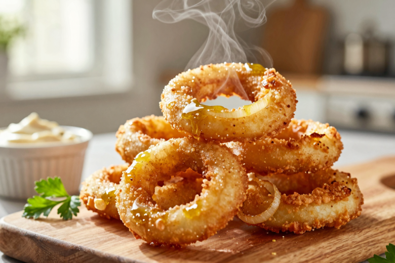 Cebola Empanada na Airfryer: Anéis Crocantes e Saudáveis