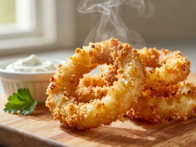 Cebola Empanada Crocante na Airfryer: Receita Rápida e Saudável