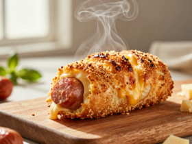 Enroladinho na Airfryer: Salsicha e Queijo Crocantes e Saborosos 18 Enroladinho na Airfryer: Salsicha e Queijo Crocantes e Saborosos