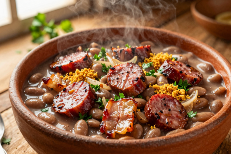 Feijão Tropeiro Tradicional: Receita Mineira Autêntica com Bacon e Linguiça
