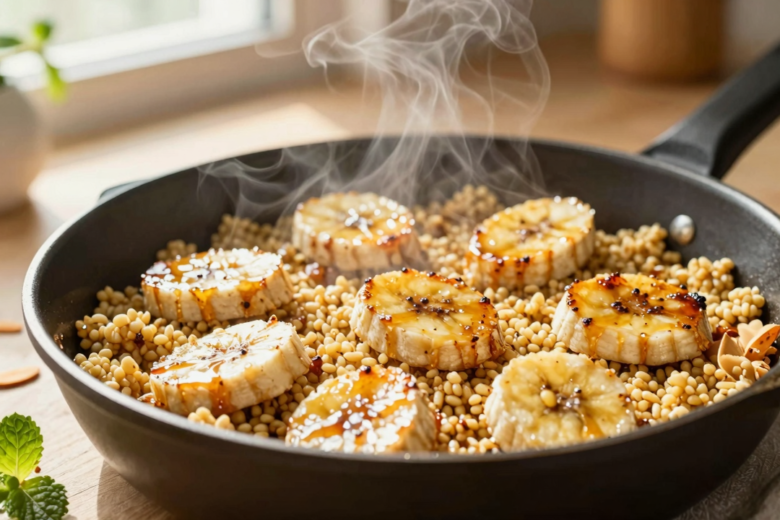 Flocão com Banana na Frigideira: Receita Rápida, Saudável e Deliciosa para o Café da Manhã 1 Flocão com Banana na Frigideira: Receita Rápida, Saudável e Deliciosa para o Café da Manhã
