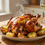 Frango Assado com Batatas: A Receita Clássica e Irresistível para o Almoço de Domingo
