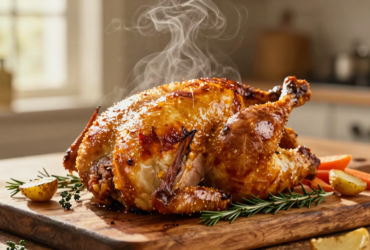 Frango Assado Crocante: O Segredo para uma Pele Dourada e Carne Suculenta 3 Frango Assado Crocante: O Segredo para uma Pele Dourada e Carne Suculenta
