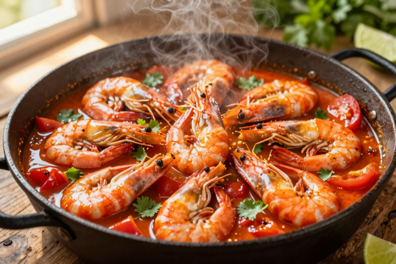 Frigideira de Camarão Baiana: Receita Tradicional e Saborosa 1 Frigideira de Camarão Baiana: Receita Tradicional e Saborosa