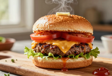 Hambúrguer Suculento na Airfryer: Receita Fácil e Rápida para o Lanche Perfeito