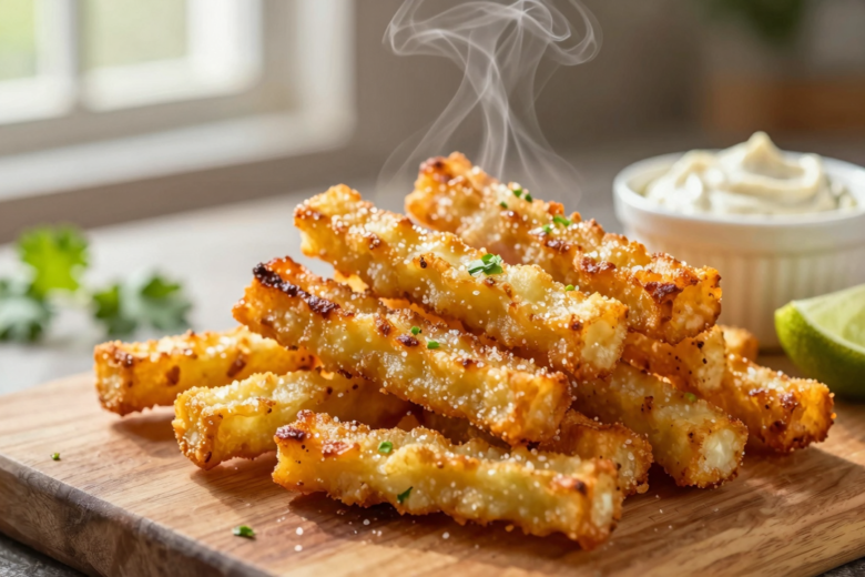 Mandioca Crocante na Airfryer: Aipim Dourado e Saudável
