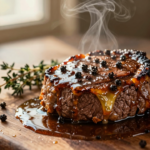 Medalhão de Filé Mignon ao Molho Poivre na Frigideira: Receita Clássica Francesa