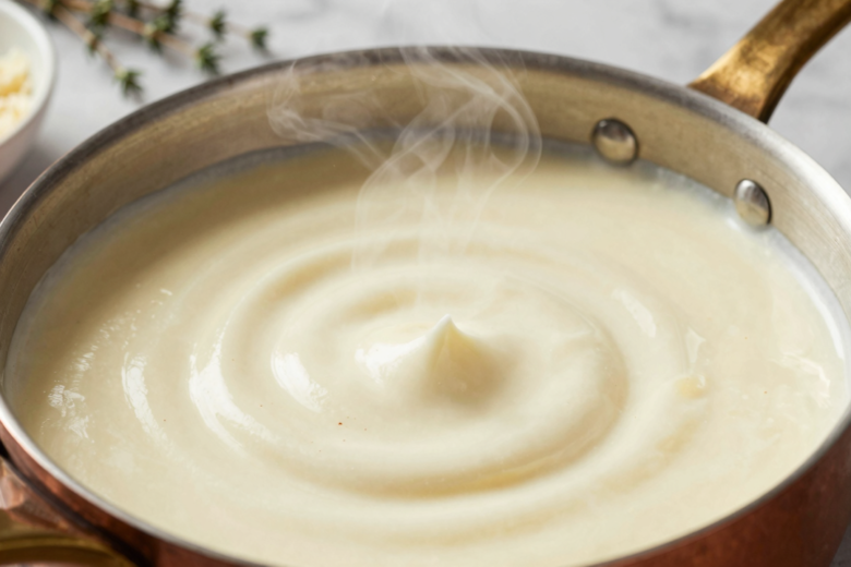 Molho Branco Cremoso: A Receita Clássica do Béchamel Perfeito 1 Molho Branco Cremoso: A Receita Clássica do Béchamel Perfeito
