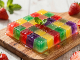 Mosaico de Gelatina Tradicional: Sobremesa Colorida e Refrescante