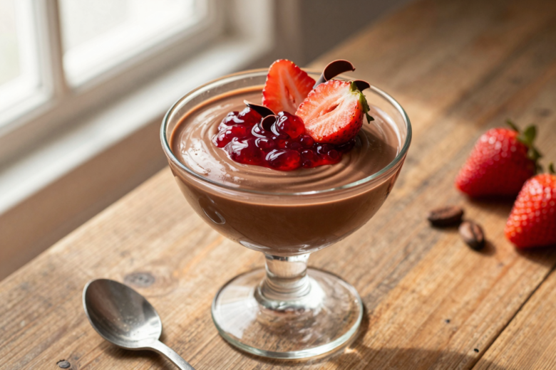 Mousse Sensação Cremosa: Morango e Chocolate para Deliciar