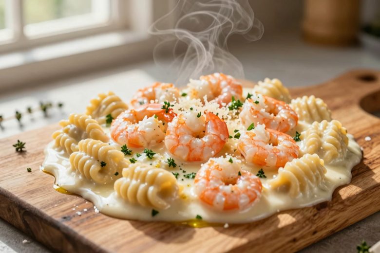 Nhoque Cremoso com Molho Branco de Camarão: Sabor da Tradição Italiana 1 Nhoque Cremoso com Molho Branco de Camarão: Sabor da Tradição Italiana