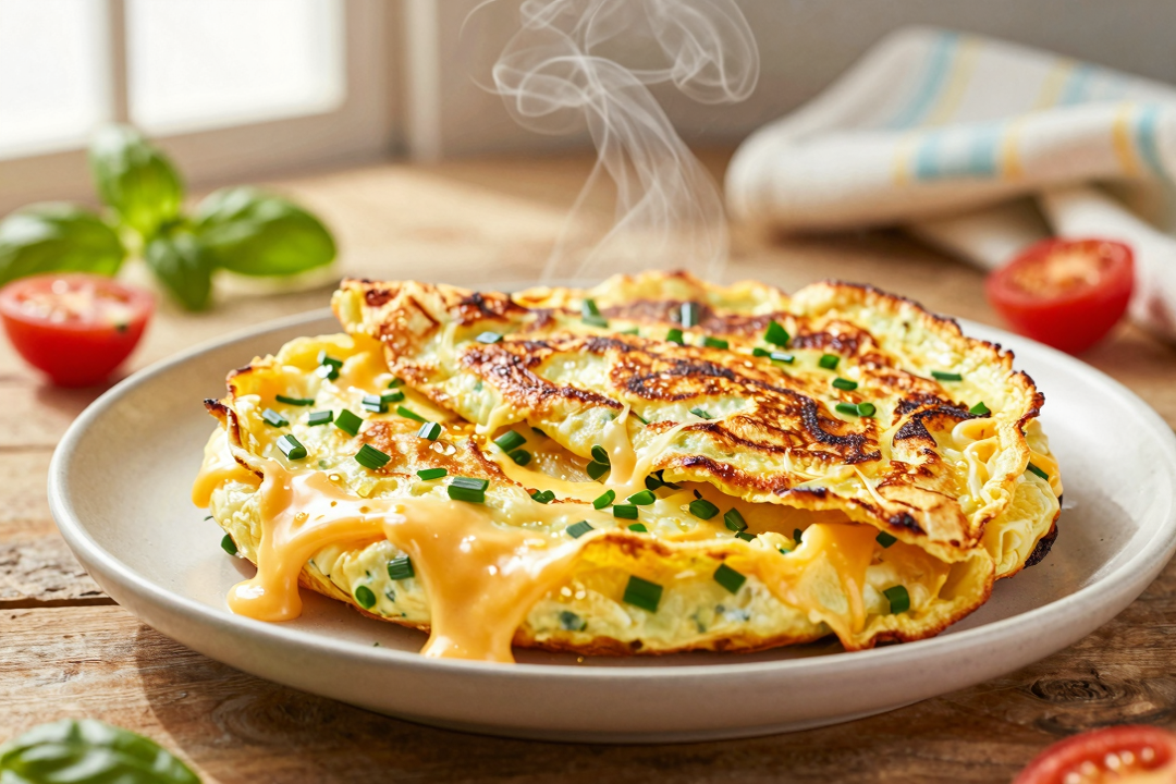 Omelete na Air Fryer: Receita Fácil, Rápida e Saudável para o Café da Manhã