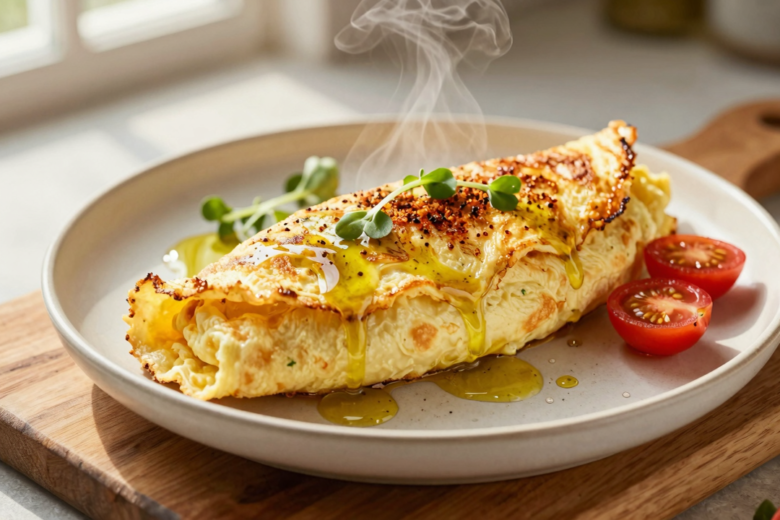 Omelete Crocante na Airfryer: Receita Fácil e Saudável