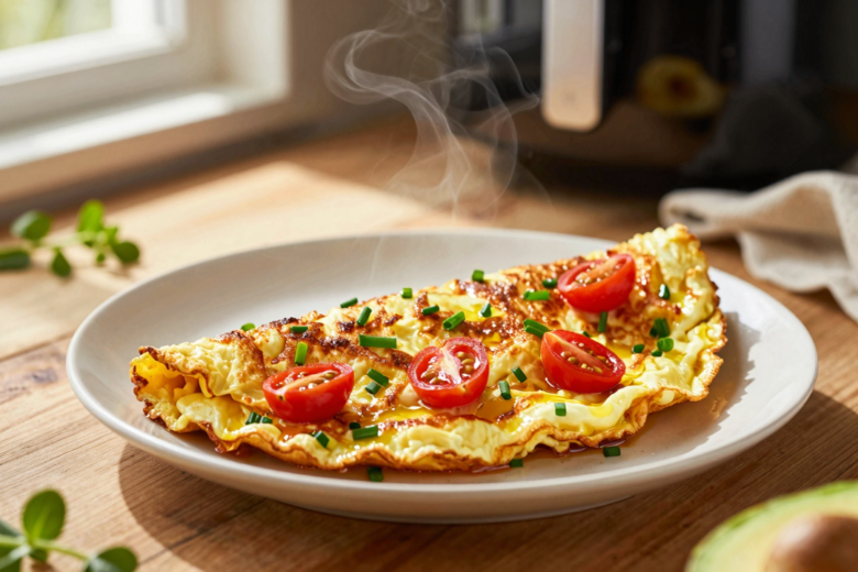 Omelete na Airfryer: Receita Fácil, Saudável e Perfeita para o Dia a Dia