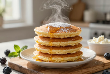 Panquecas de Ricota Fofinhas: Receita Fácil e Saudável para o Café da Manhã
