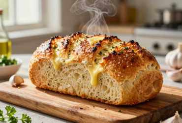 Pão de Alho Cremoso na Airfryer: Rápido, Crocante e Delicioso