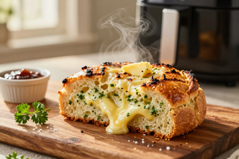 Pão de Alho Cremoso e Rápido na Airfryer: Sabor de Churrasco em Minutos