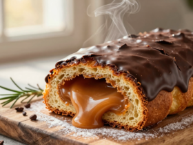 Pão de Mel Recheado Tradicional: Receita Perfeita com Doce de Leite e Cobertura de Chocolate