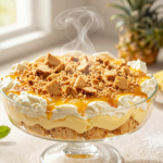 Pavê de Abacaxi Cremoso com Biscoito Maizena: A Sobremesa Perfeita para Festas