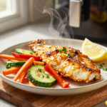 Peixe com Legumes na Airfryer: Receita Saudável, Rápida e Crocante