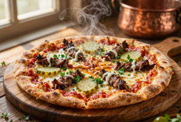 Pizza de Kebab Sueca: A Fusão Perfeita de Sabores Medievais e Italianos