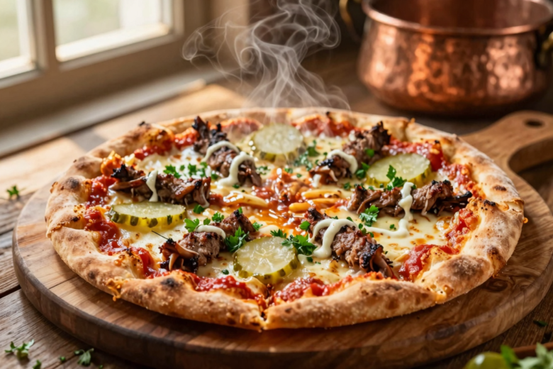 Pizza de Kebab Sueca: A Fusão Perfeita de Sabores Medievais e Italianos