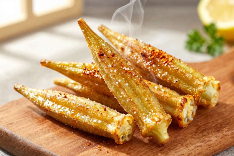 Quiabo Crocante na Airfryer: Receita Rápida, Fácil e Saudável
