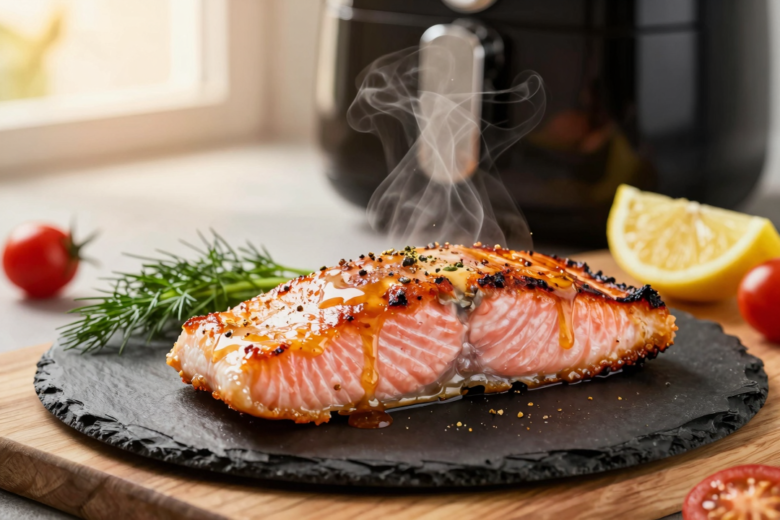 Salmão Suculento na Airfryer: Receita Fácil e Saudável