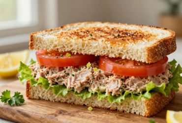 Sanduíche de Atum Cremoso: Receita Fácil, Saudável e Perfeita para um Lanche Rápido