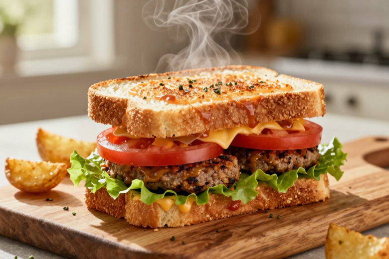 Sanduíche Rápido e Crocante na Airfryer: Lanche Perfeito