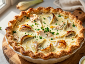 Torta de Frango Cremosa com Palmito: Sabor Caseiro e Irresistível