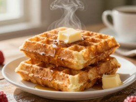 Waffles na Máquina: Receita Clássica e Fácil para um Café da Manhã Perfeito 21 Waffles na Máquina: Receita Clássica e Fácil para um Café da Manhã Perfeito
