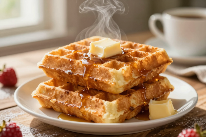 Waffles na Máquina: Receita Clássica e Fácil para um Café da Manhã Perfeito 1 Waffles na Máquina: Receita Clássica e Fácil para um Café da Manhã Perfeito