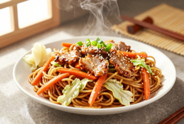 Yakisoba Tradicional Japonês: Macarrão Frito Perfeito