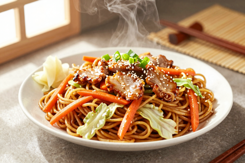 Yakisoba Tradicional Japonês: Macarrão Frito Perfeito