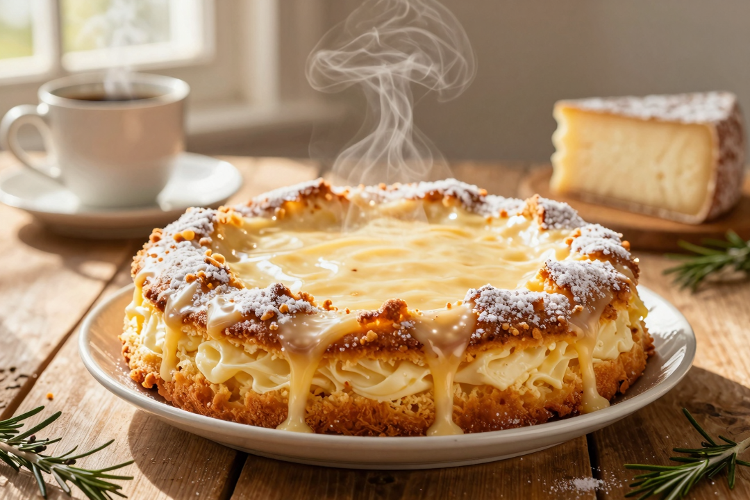 Bolo Araponga Cremoso com Queijo Meia Cura: Receita Mineira Tradicional