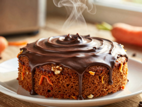 Bolo de Cenoura na Air Fryer com Cobertura de Chocolate Cremosa
