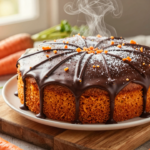 Bolo de Cenoura Rápido e Fofinho na Airfryer com Cobertura de Chocolate