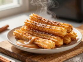 Churros Crocantes na Air Fryer: Receita Fácil e Saudável com Doce de Leite 18 Churros Crocantes na Air Fryer: Receita Fácil e Saudável com Doce de Leite