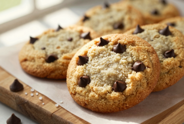 Cookies Rápidos na Airfryer: Crocantes e Irresistíveis com Gotas de Chocolate
